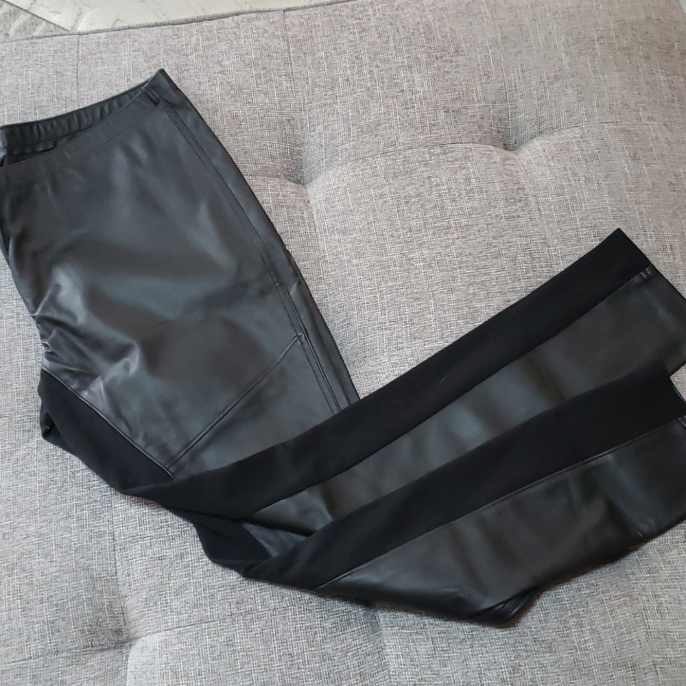 Black Leather Leggings